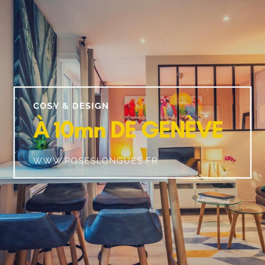 Le Chatelet- Parking Gratuit - Cosy Et Design - A 10 Mn De Geneve 안마스 외부 사진